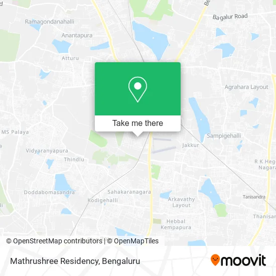 Mathrushree Residency map