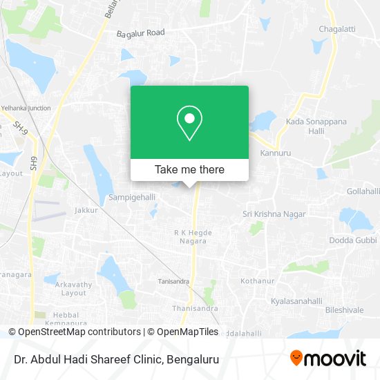 Dr. Abdul Hadi Shareef Clinic map