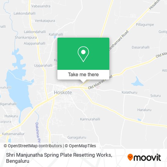 Shri Manjunatha Spring Plate Resetting Works map
