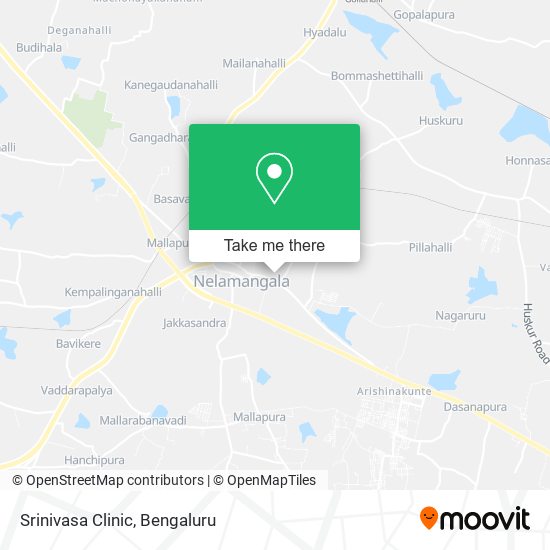 Srinivasa Clinic map