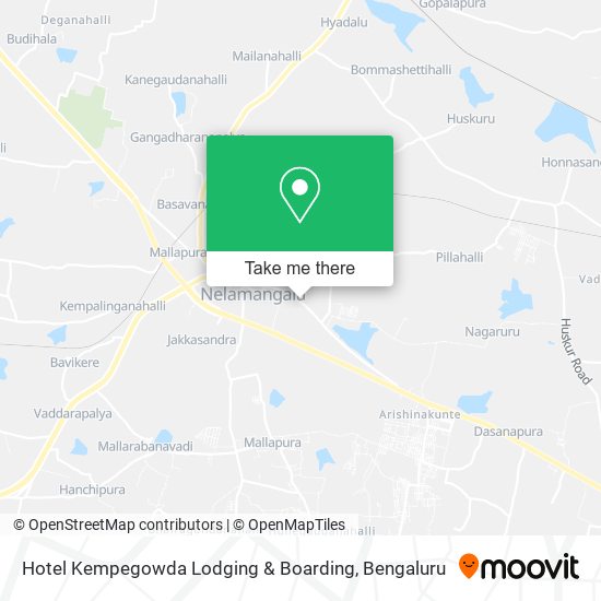 Hotel Kempegowda Lodging & Boarding map