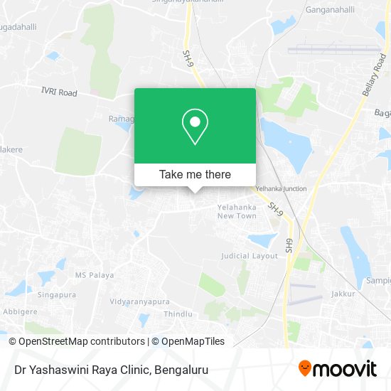 Dr Yashaswini Raya Clinic map