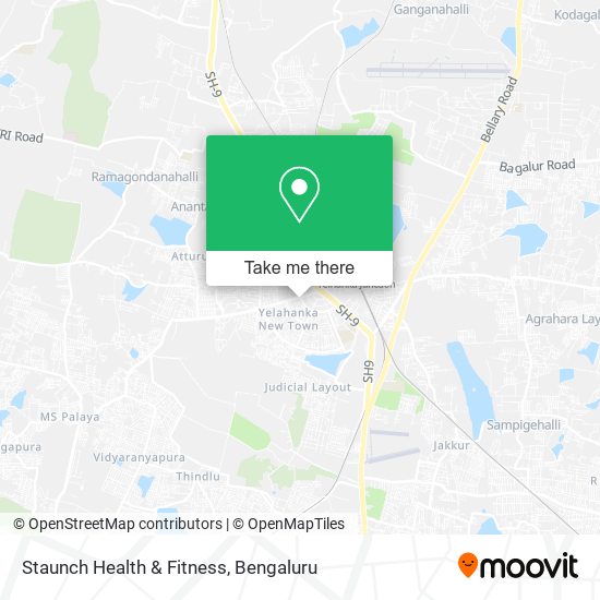 Staunch Health & Fitness map
