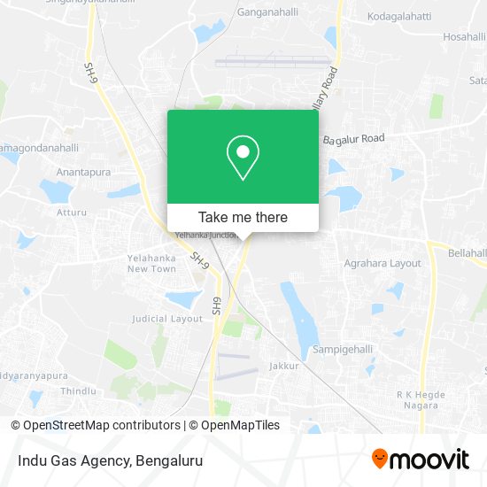 Indu Gas Agency map