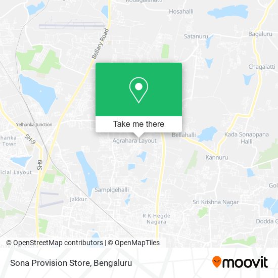 Sona Provision Store map