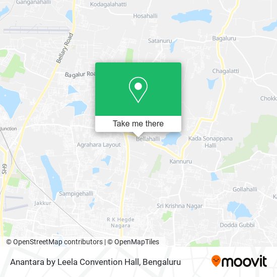 Anantara by Leela Convention Hall map