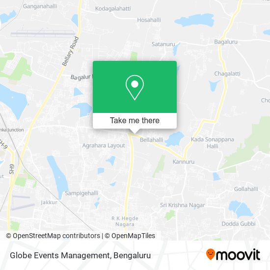 Globe Events Management map