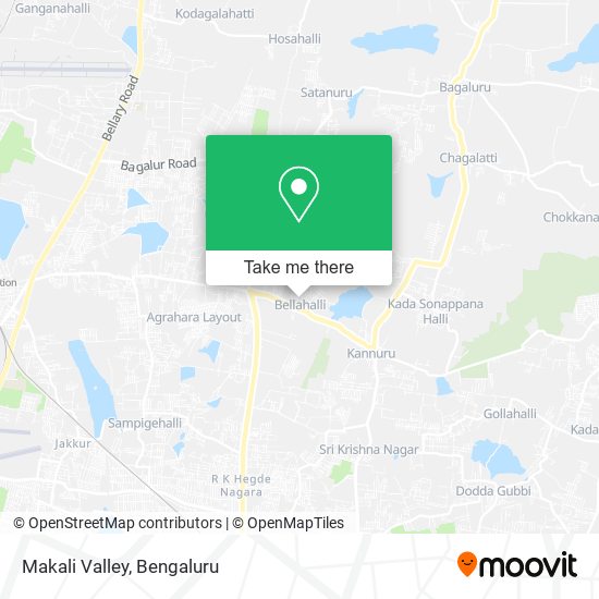 Makali Valley map