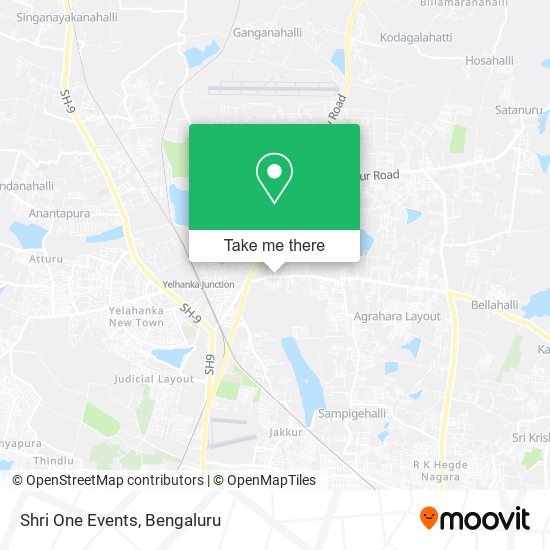 Shri One Events map