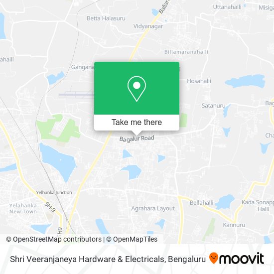 Shri Veeranjaneya Hardware & Electricals map