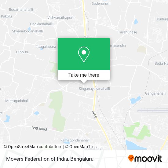 Movers Federation of India map