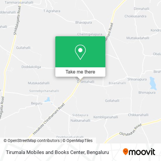 Tirumala Mobiles and Books Center map