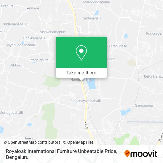 Royaloak International Furniture Unbeatable Price map