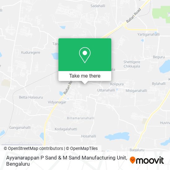 Ayyanarappan P Sand & M Sand Manufacturing Unit map
