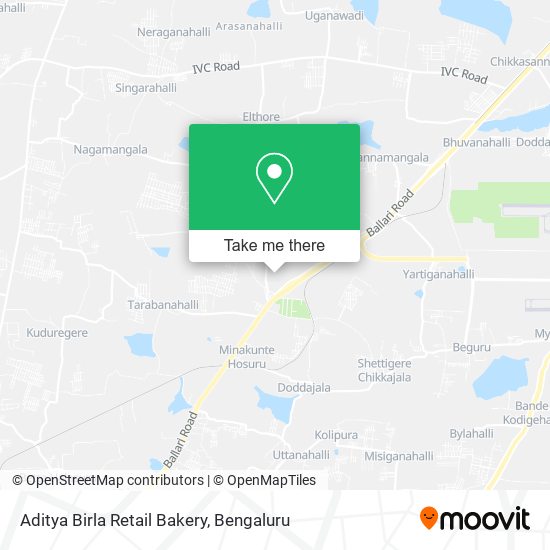 Aditya Birla Retail Bakery map