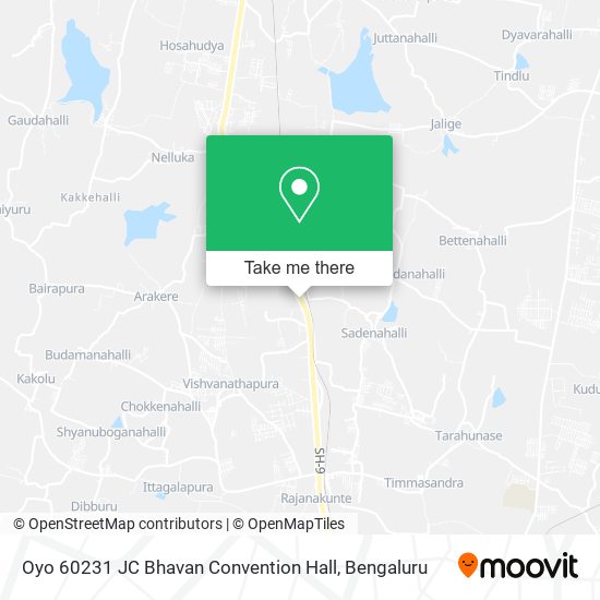 Oyo 60231 JC Bhavan Convention Hall map