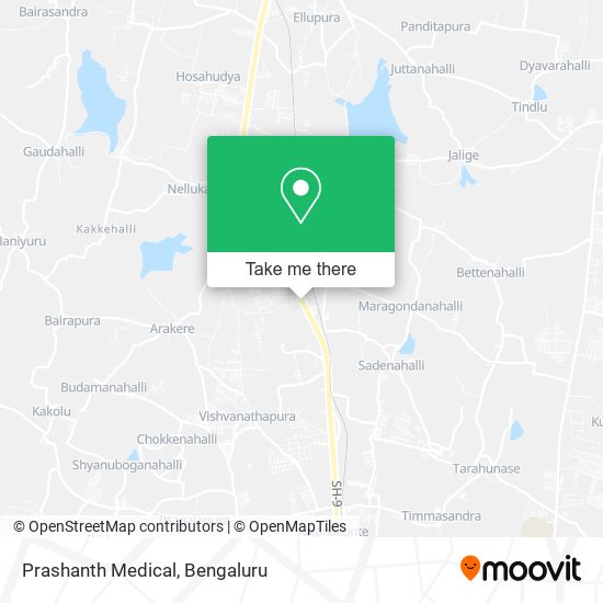 Prashanth Medical map