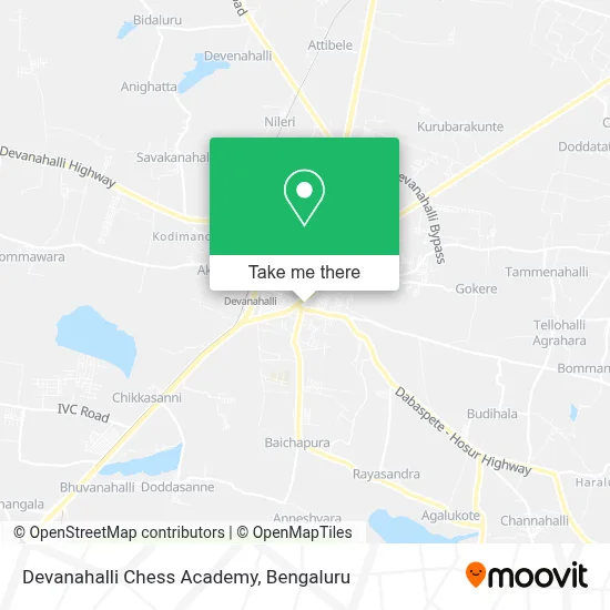 Devanahalli Chess Academy map