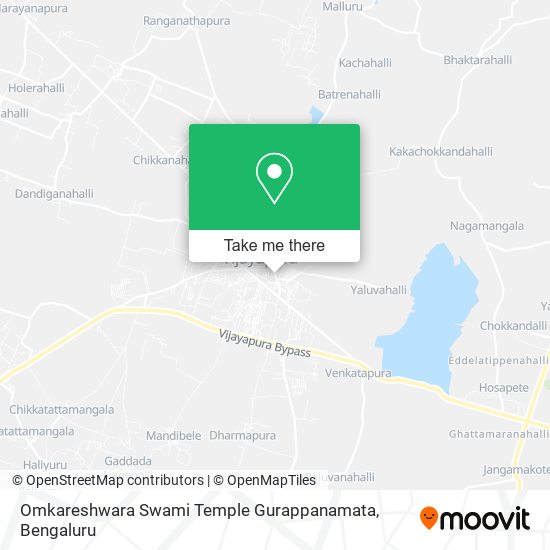Omkareshwara Swami Temple Gurappanamata map