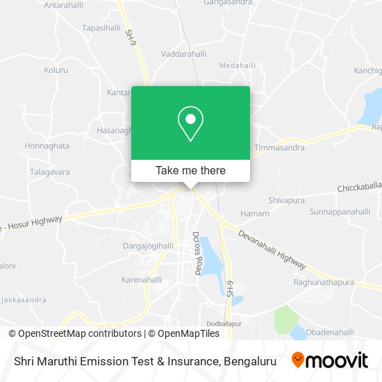 Shri Maruthi Emission Test & Insurance map