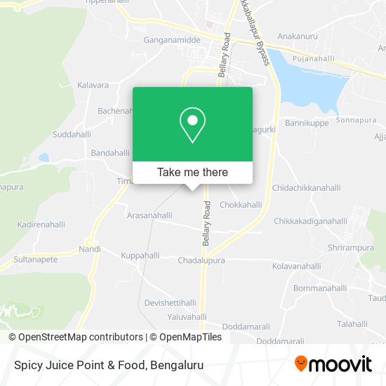 Spicy Juice Point & Food map