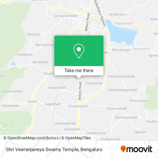 Shri Veeranjaneya Swamy Temple map