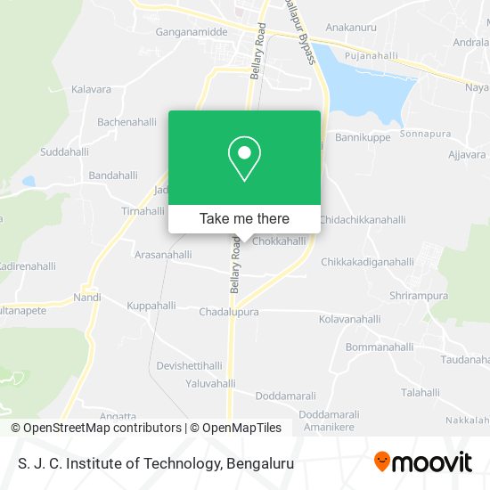 S. J. C. Institute of Technology map