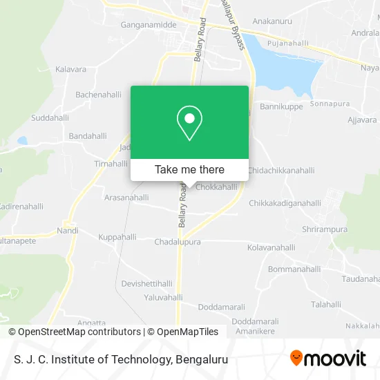 S. J. C. Institute of Technology map