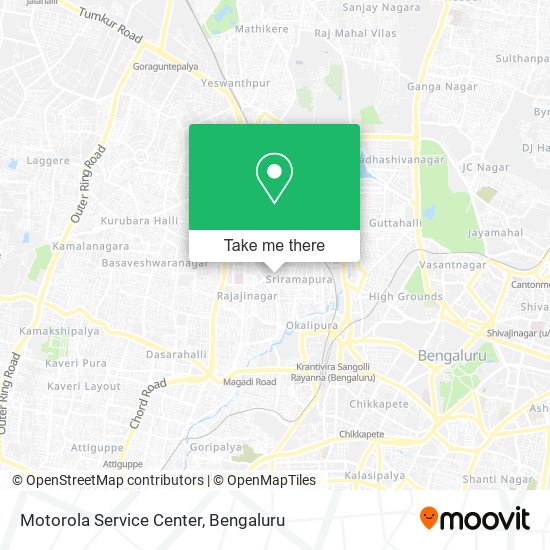 Motorola Service Center map