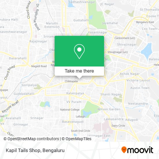 Kapil Tails Shop map