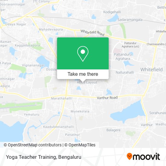 Yoga Teacher Training map