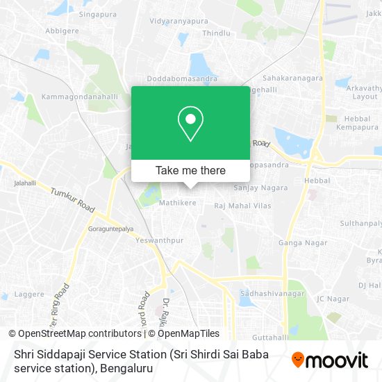 Shri Siddapaji Service Station (Sri Shirdi Sai Baba service station) map