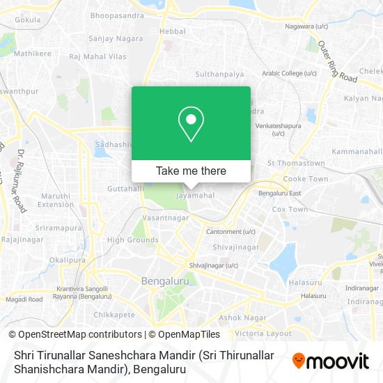 Shri Tirunallar Saneshchara Mandir (Sri Thirunallar Shanishchara Mandir) map