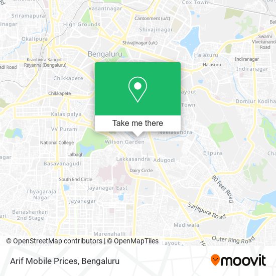 Arif Mobile Prices map