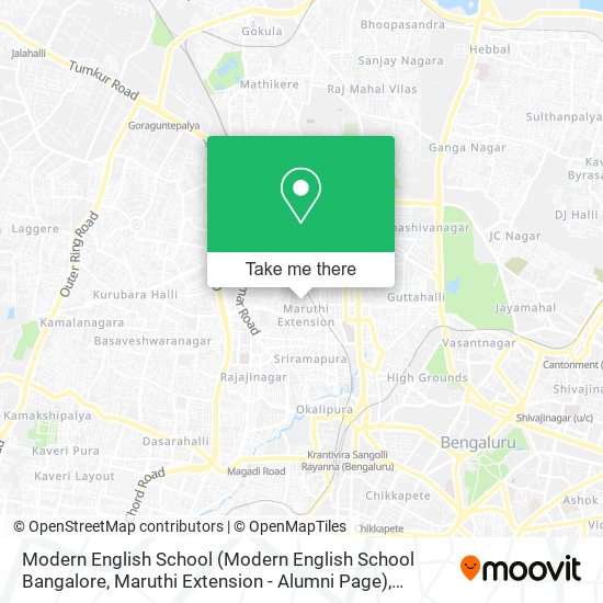 Modern English School (Modern English School Bangalore, Maruthi Extension - Alumni Page) map