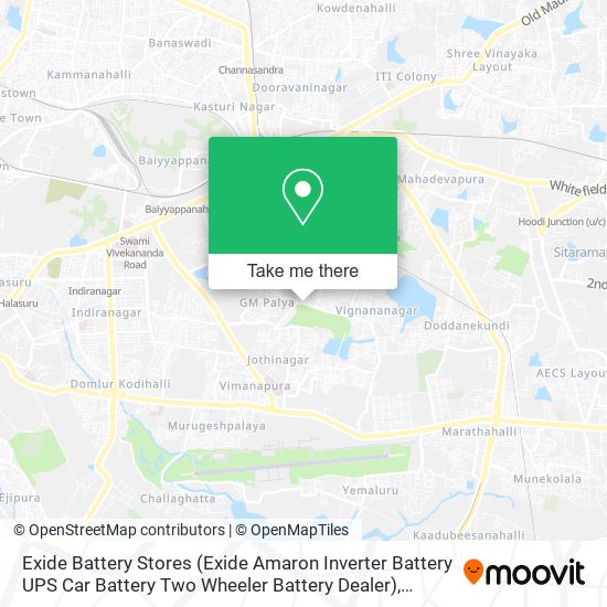 Exide Battery Stores (Exide Amaron Inverter Battery UPS Car Battery Two Wheeler Battery Dealer) map