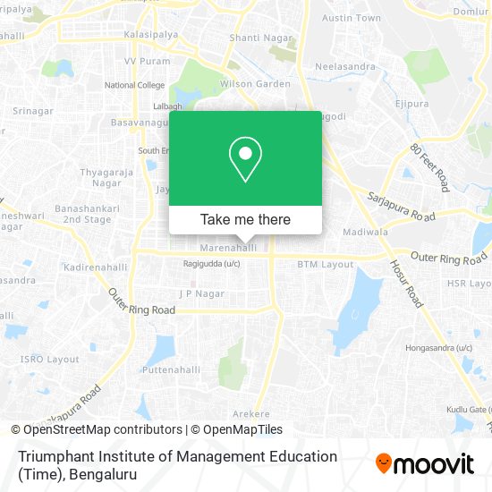 Triumphant Institute of Management Education (Time) map