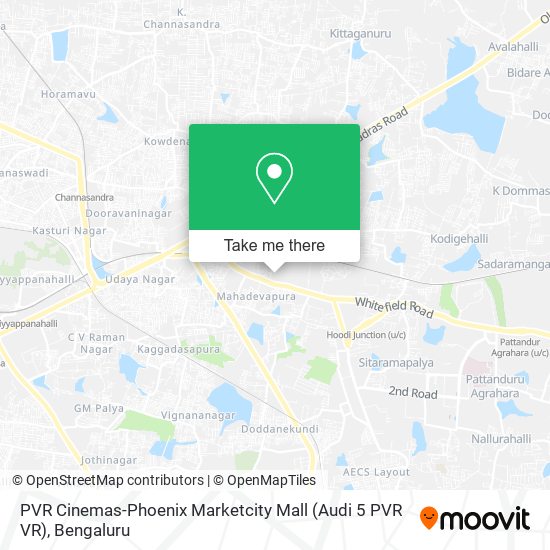 PVR Cinemas-Phoenix Marketcity Mall (Audi 5 PVR VR) map