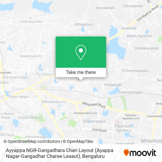 Ayyappa NGR-Gangadhara Chari Layout (Ayappa Nagar-Gangadhar Charee Leaaut) map