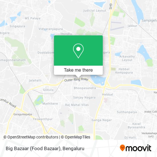 Big Bazaar (Food Bazaar) map