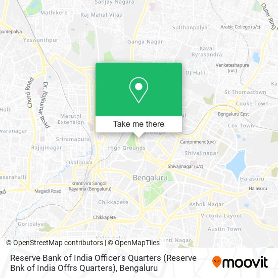 Reserve Bank of India Officer's Quarters (Reserve Bnk of India Offrs Quarters) map