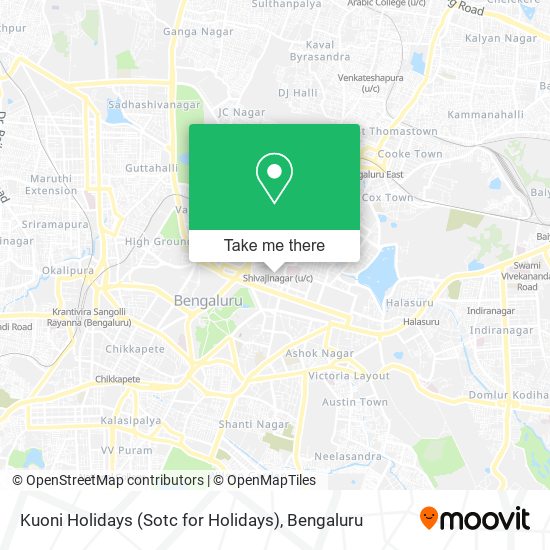 Kuoni Holidays (Sotc for Holidays) map