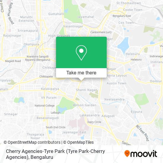Cherry Agencies-Tyre Park map