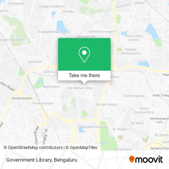 Government Library map
