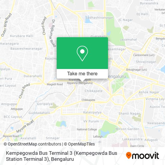 Kempegowda Bus Terminal 3 map