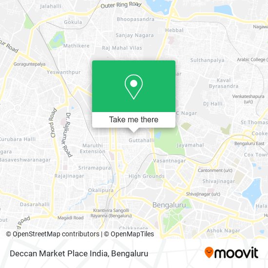 Deccan Market Place India map