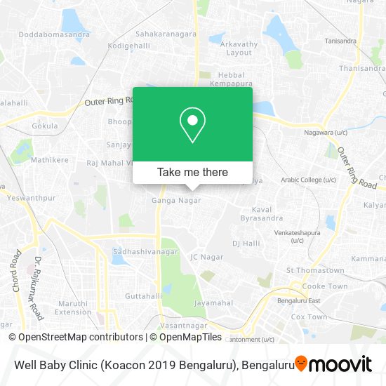 Well Baby Clinic (Koacon 2019 Bengaluru) map