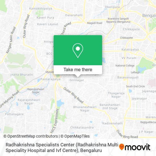 Radhakrishna Specialists Center (Radhakrishna Multi Speciality Hospital and Ivf Centre) map