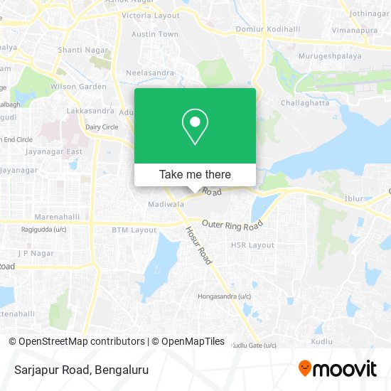 Sarjapur Road map