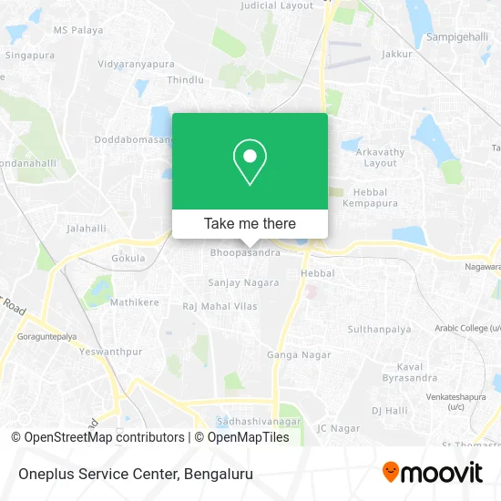 Oneplus Service Center map